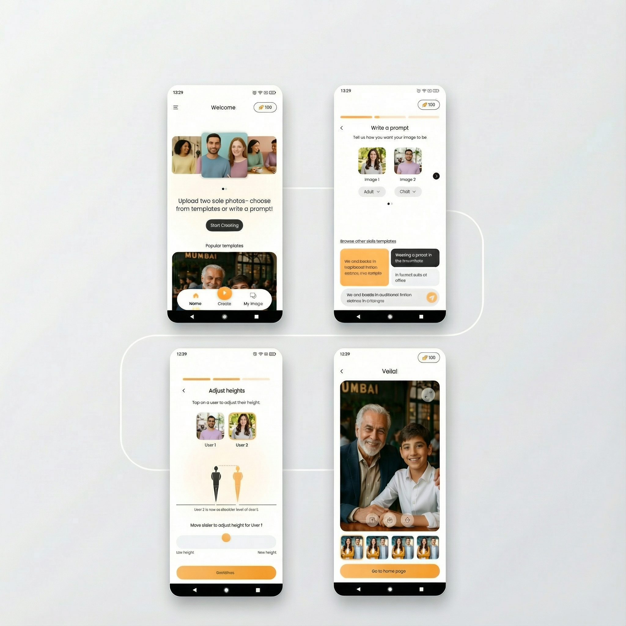 WeClick AI group photo app
